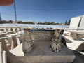 Afyon Violet Luxury Marble Dining Table Special Design