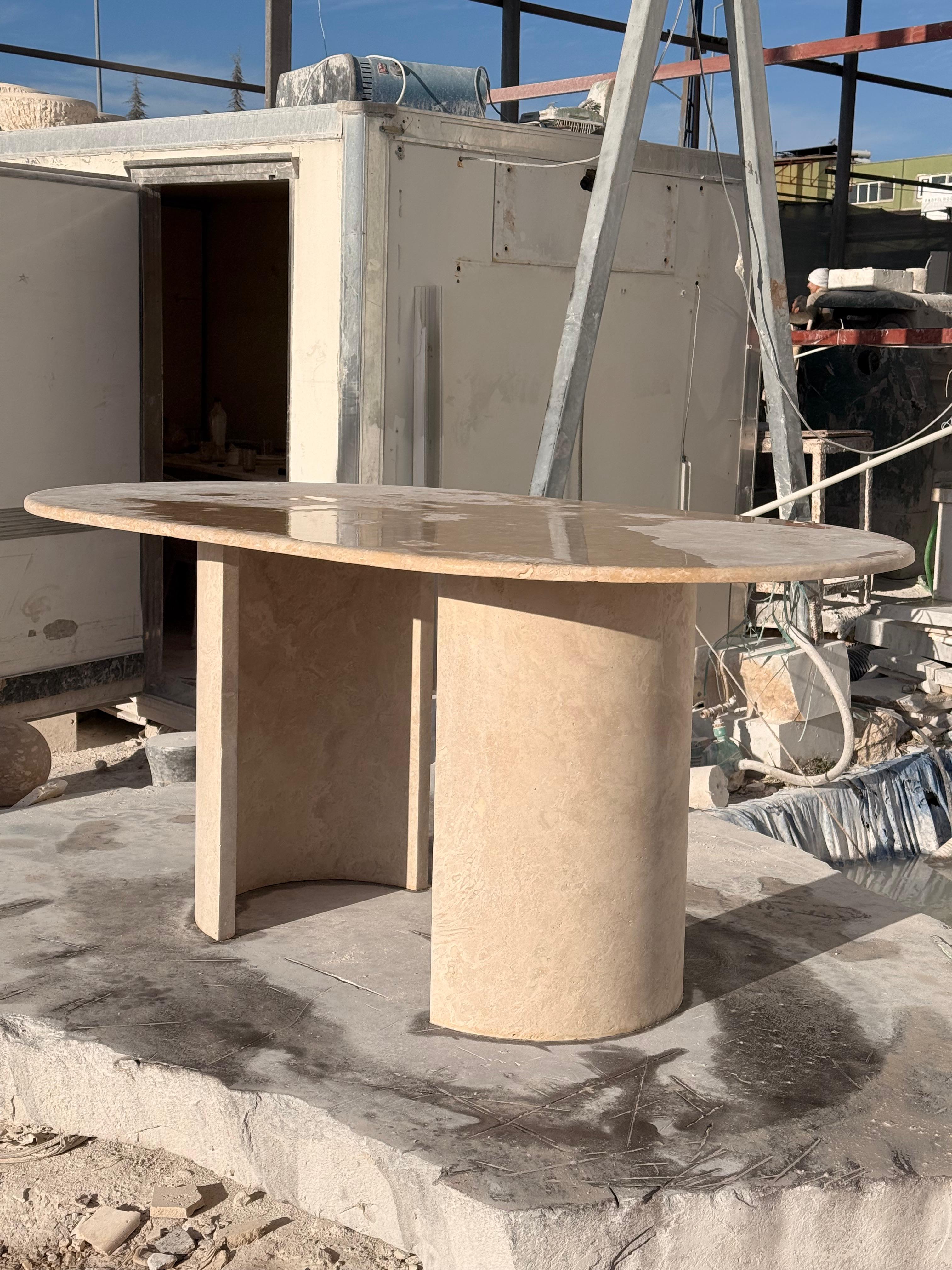 Travetine Table  model 202