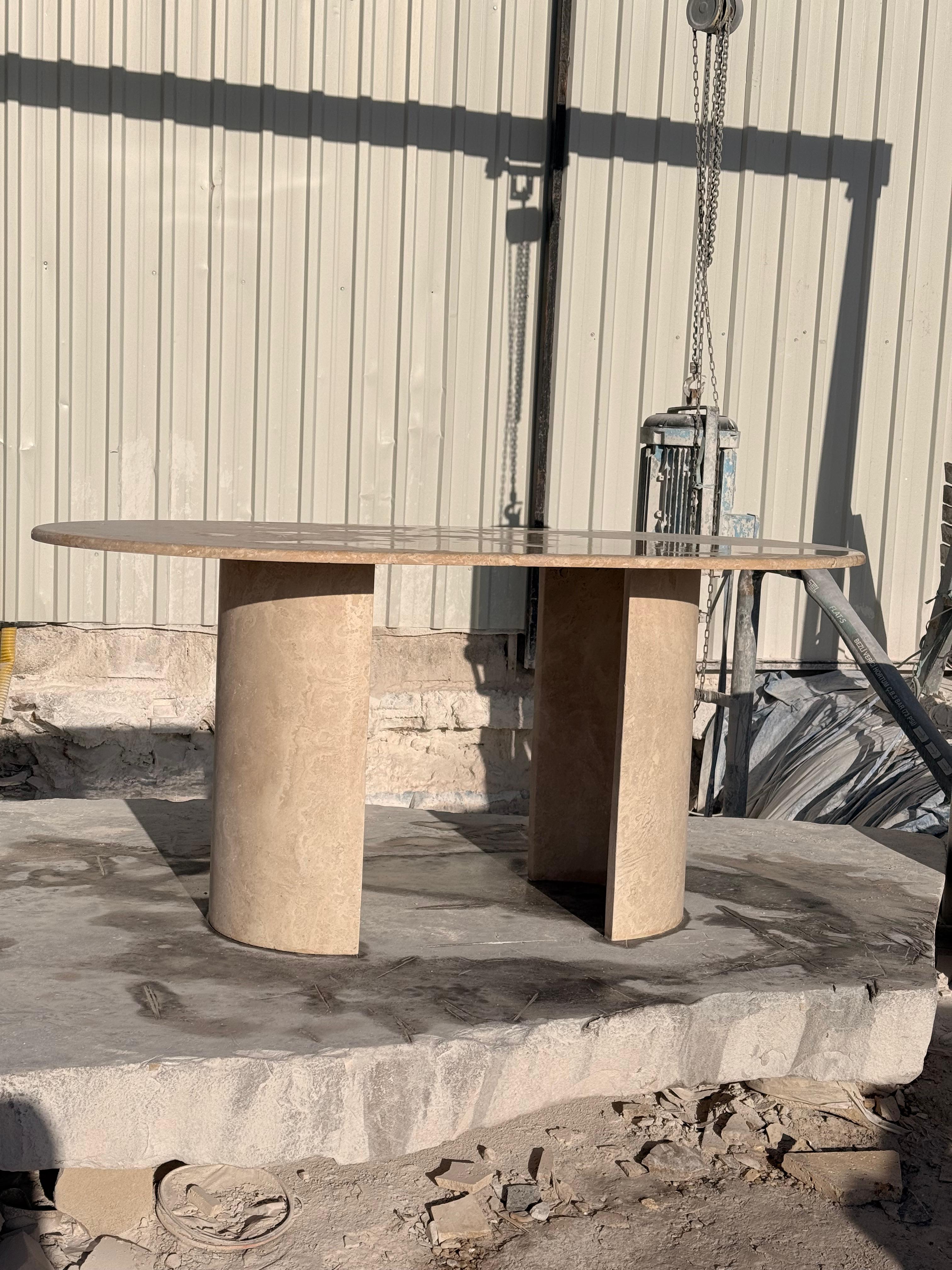 Travetine Table  model 202