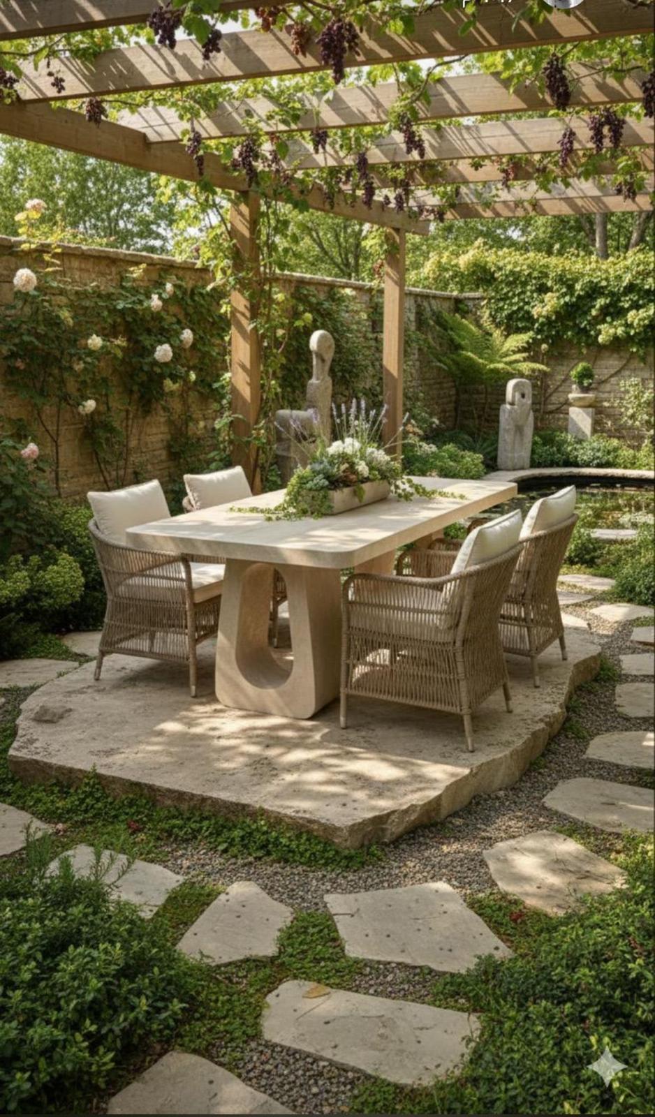 Travertine Table model  205