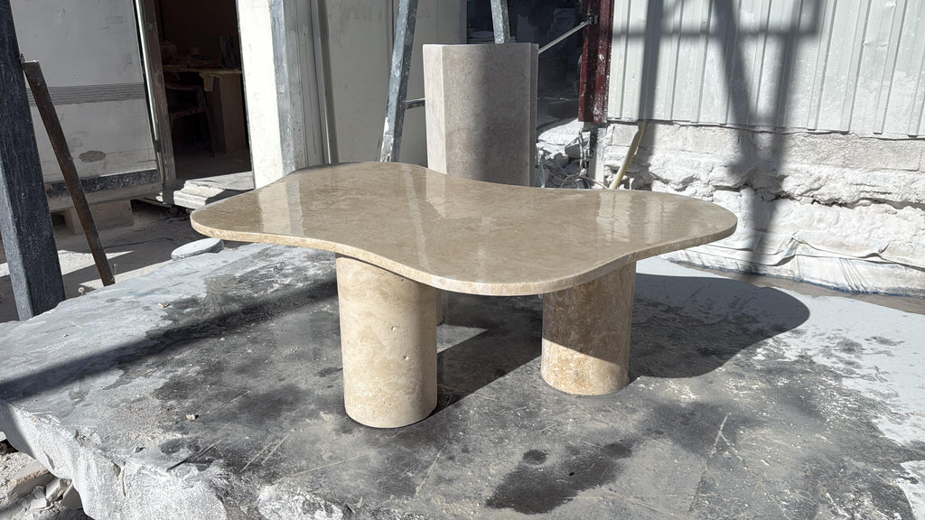 Natural Travertine Coffee Table