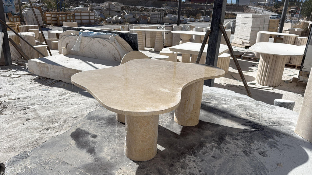 Natural Travertine Coffee Table