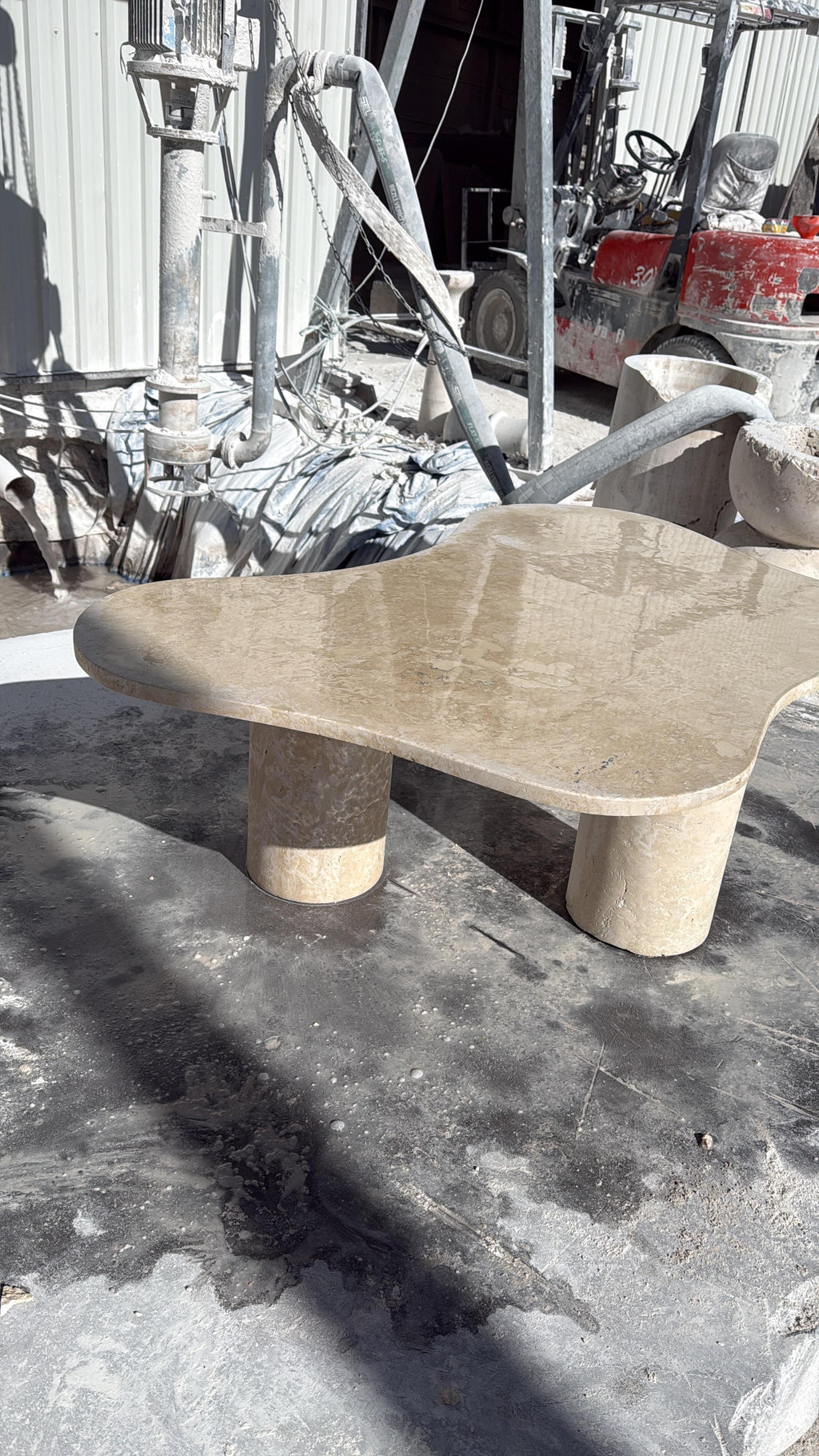 Natural Travertine Coffee Table