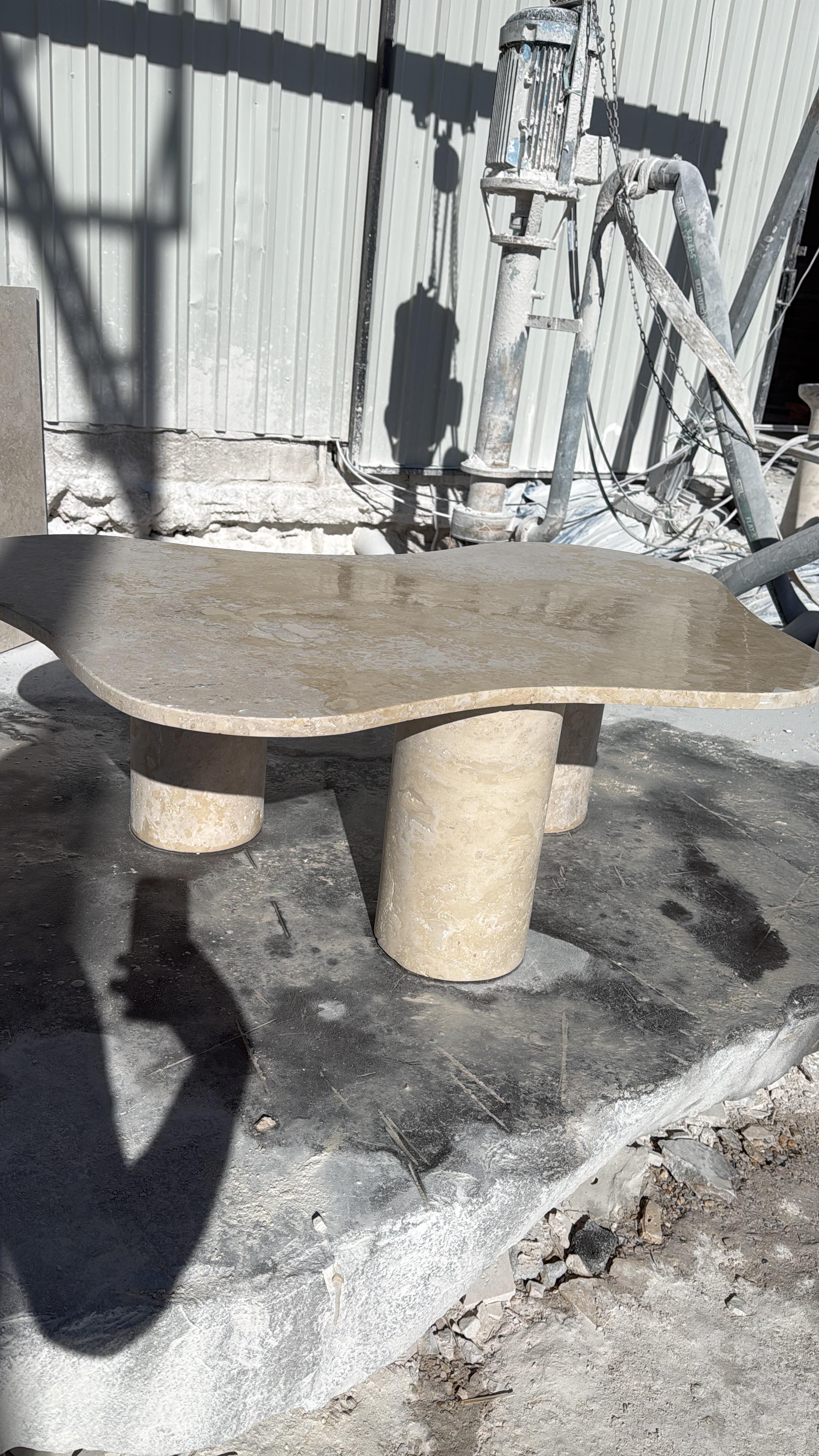 Natural Travertine Coffee Table