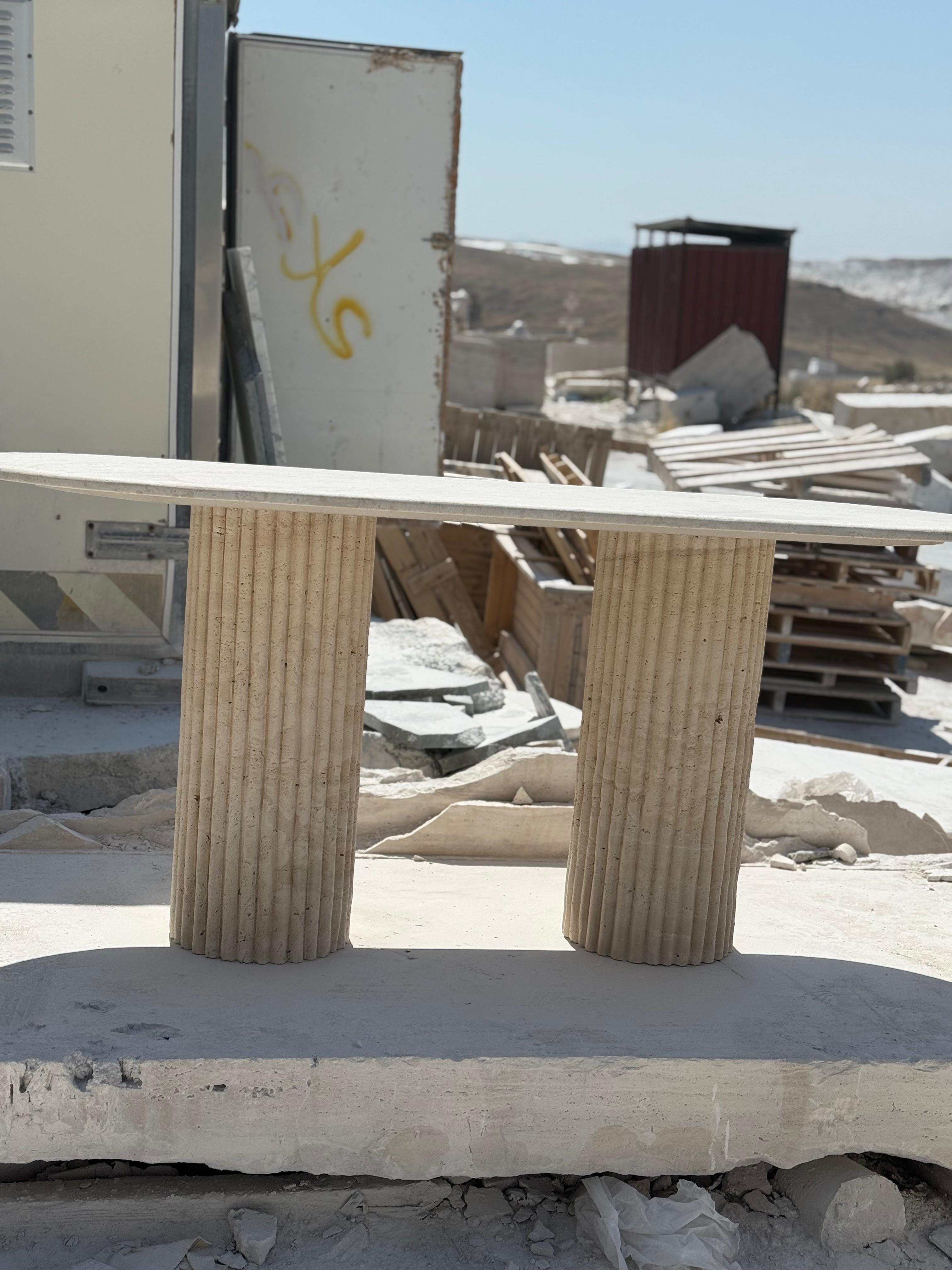 Trevertine Table Model 202