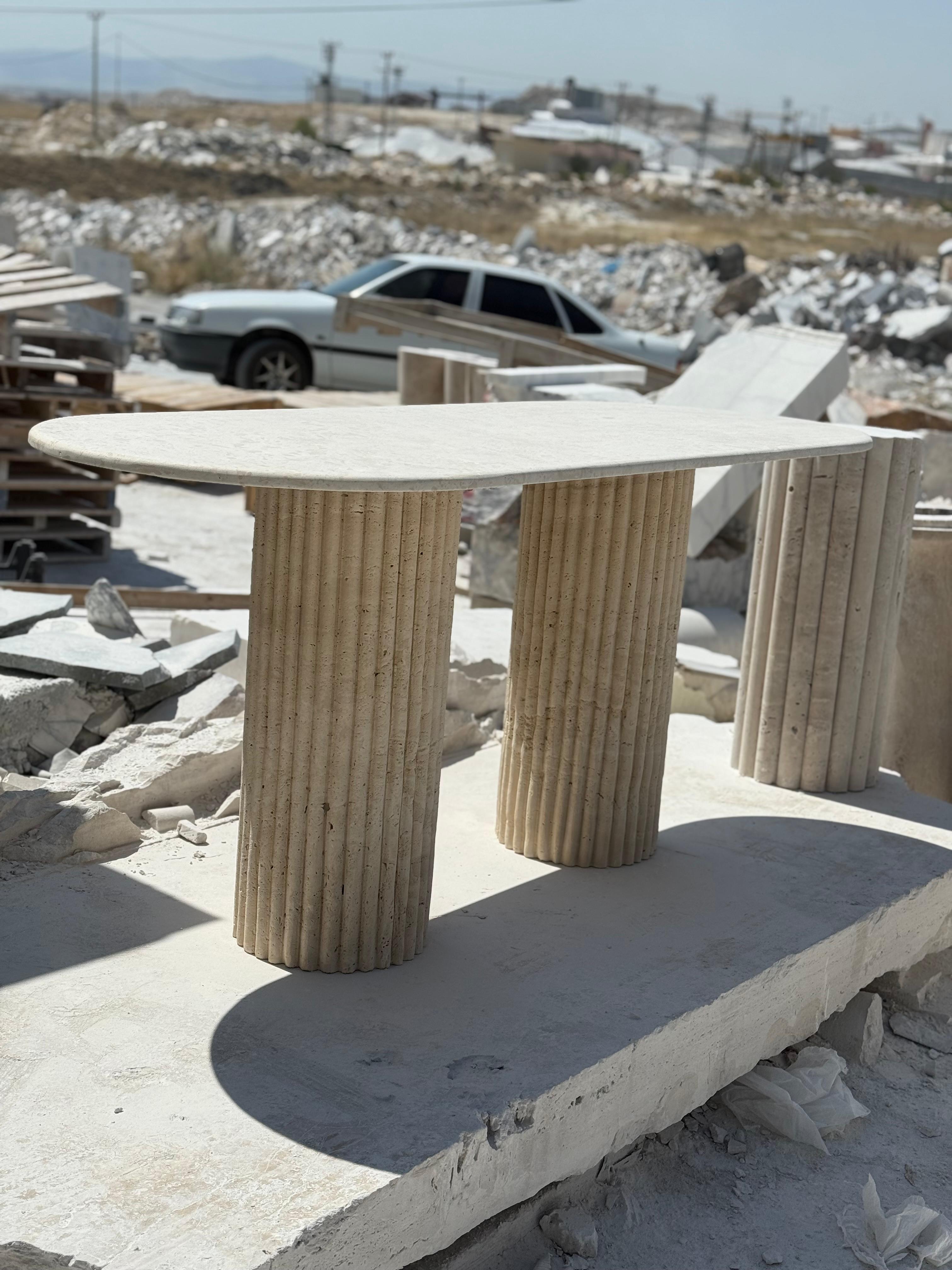 Trevertine Table Model 202