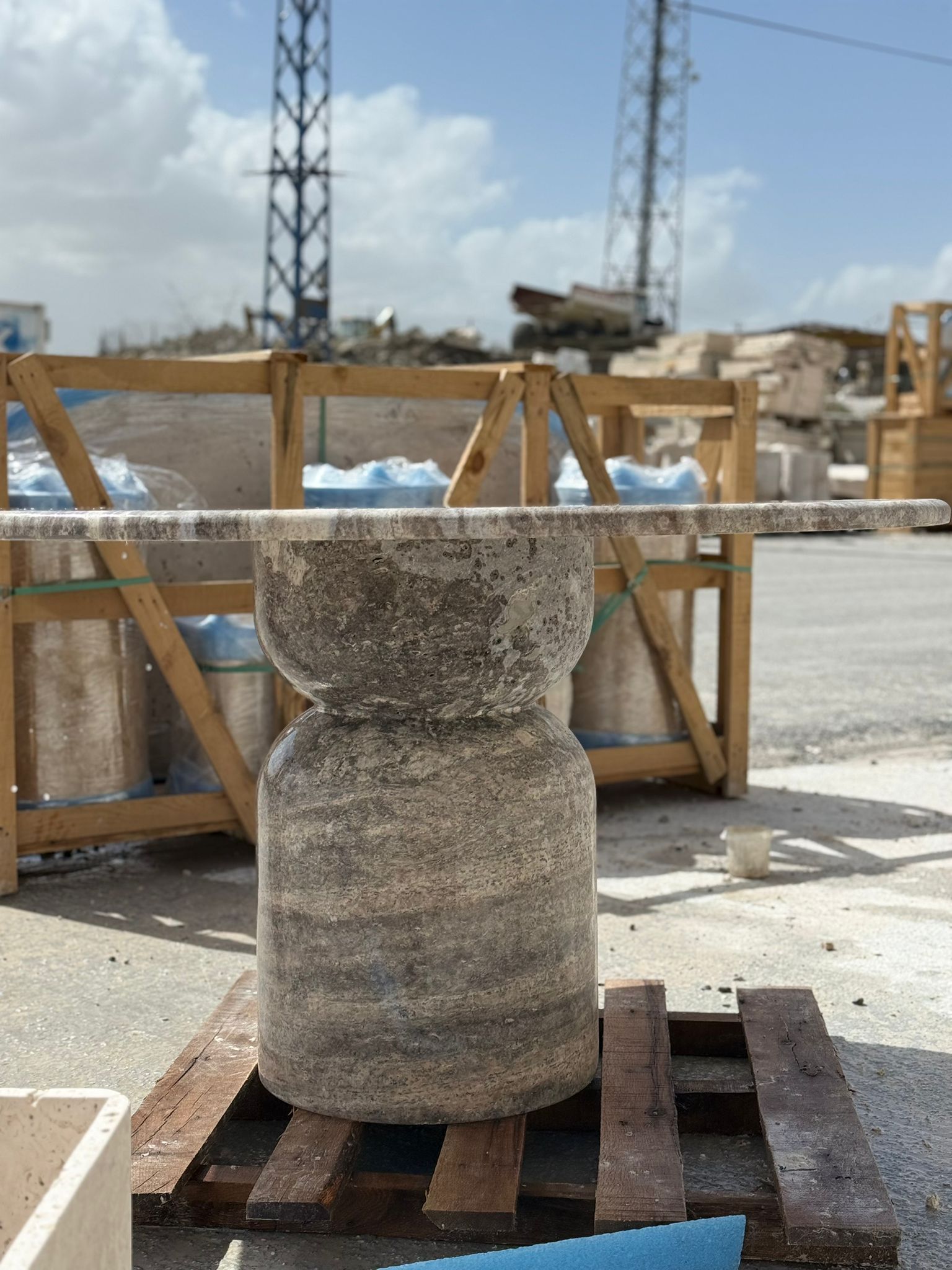 Travertine Table Model 211